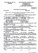 Đề khảo sát chất lượng Lớp 9 (Lần 2) môn Hóa học - Mã đề 376 - Năm học 2019-2020 - Phòng giáo dục và đào tạo Cẩm Giàng